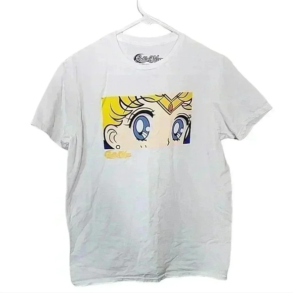 Sailor Moon Men's Officially Licensed Anime Her Eyes Graphic Tee T-Shirt. Size M - Picture 4 of 5